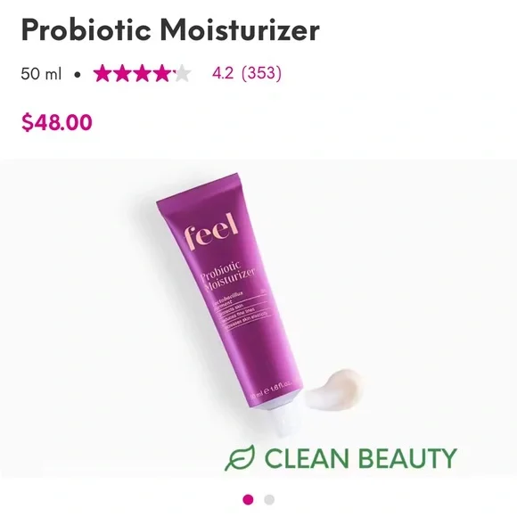 Feel Probiotic Face Moisturizer - Picture 2 of 4